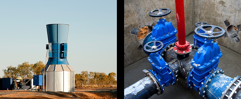 Figure 2 Our shaftline solutions can be found in industrial applications such as mine ventilation shafts and high pressure pump systems 2