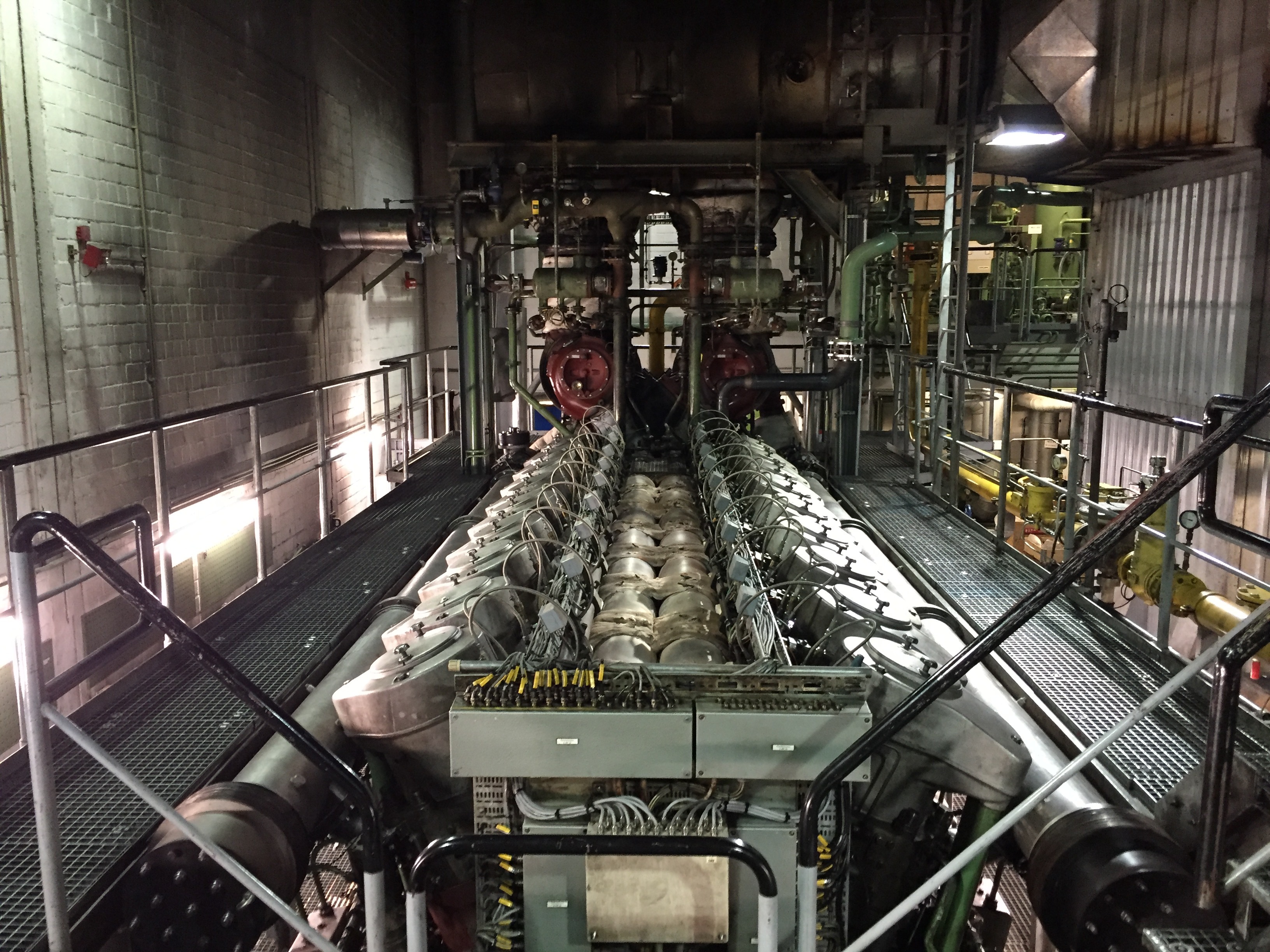 Picture: Inside the Blohm+Voss Powerplant in Hamburg.