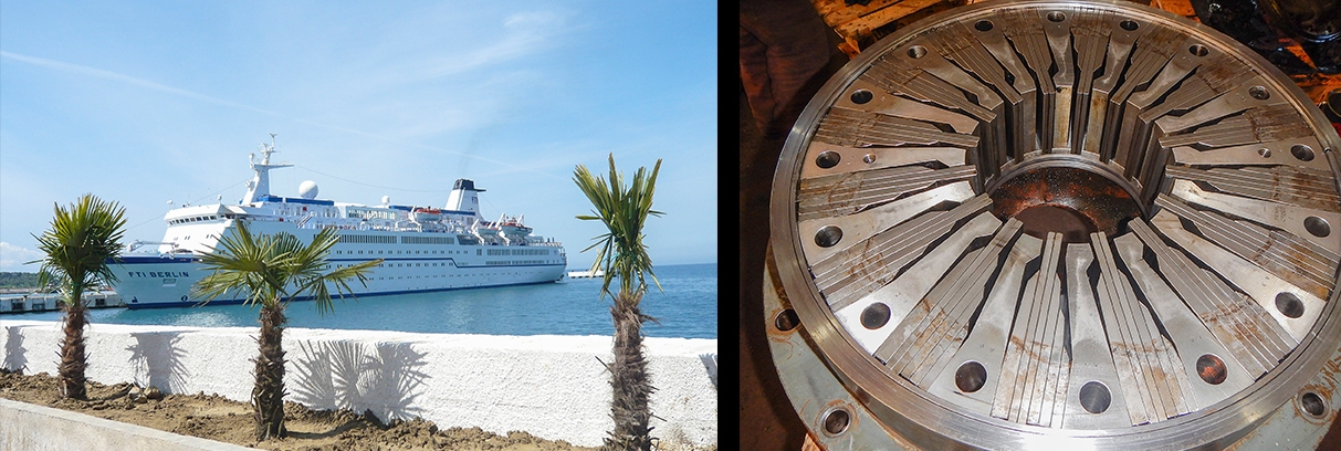 Cruise ship ms berlin geislinger coupling article