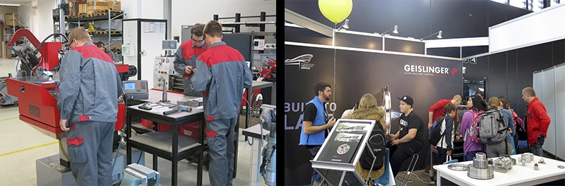 Geislinger gmbh human resoruces apprentices workshop exhibition article