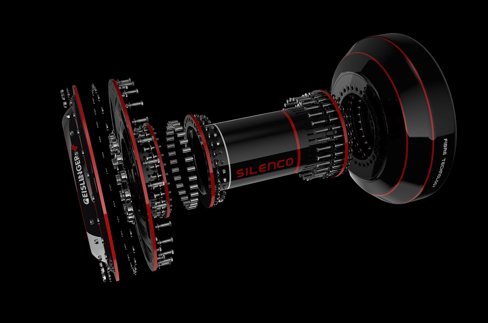 Geislinger silenco leightweight composite coupling noise reduction