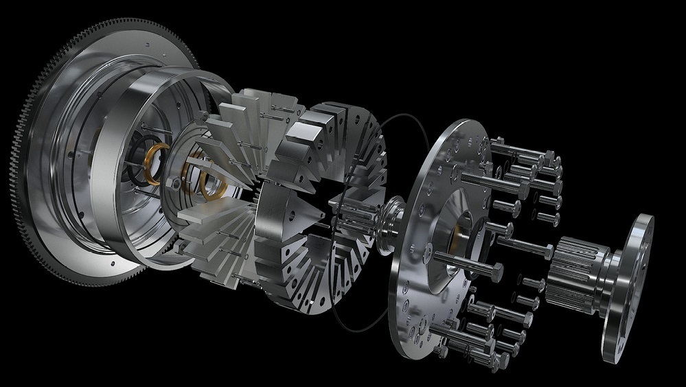 Geislinger steel spring coupling components
