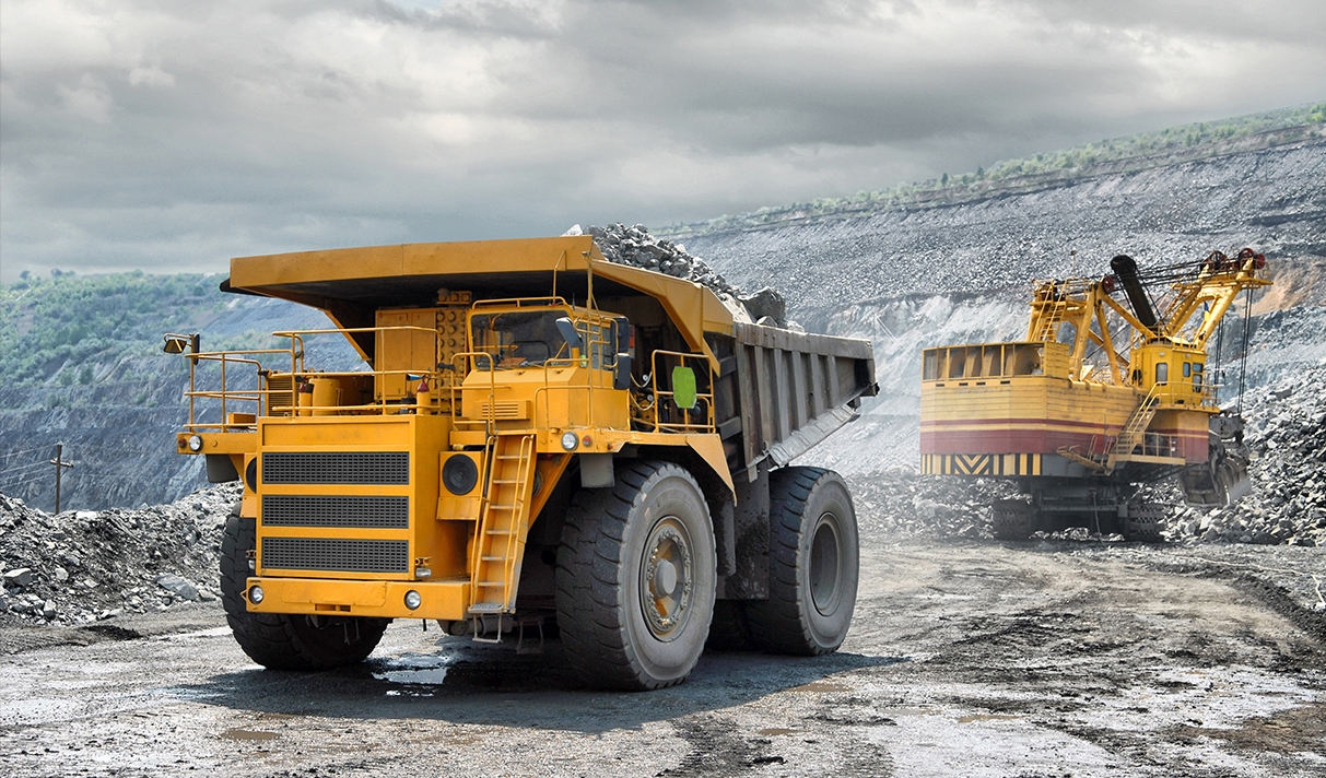 Mining truck geslico disc article