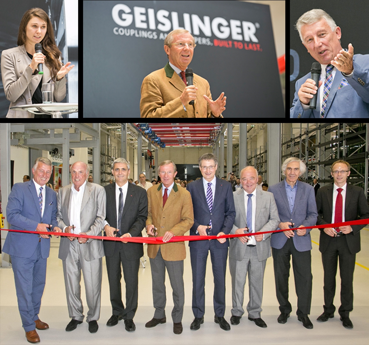 Official opening ceremony new factory building hallwang austria article
